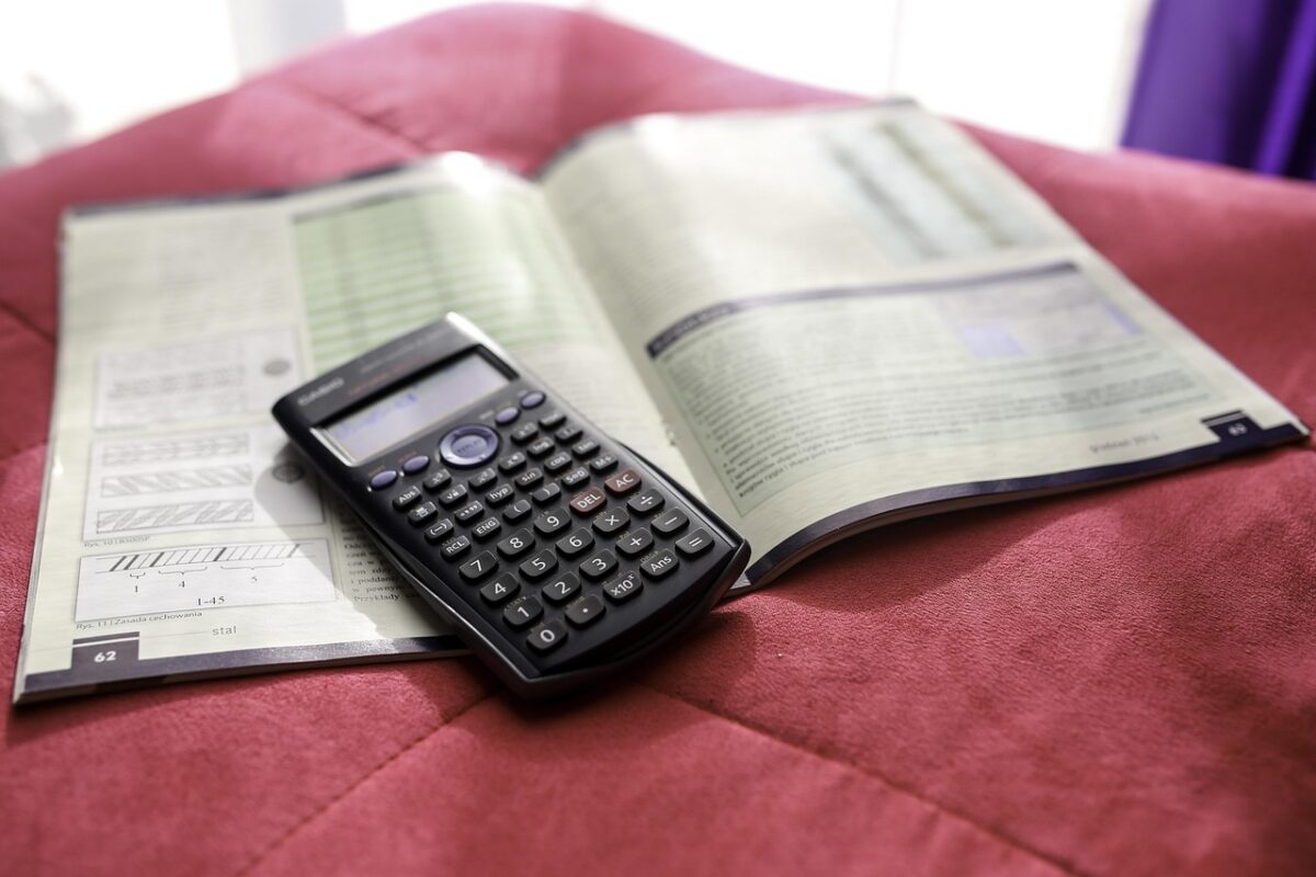 Calculator on open textbook for 9th grade math curriculum study